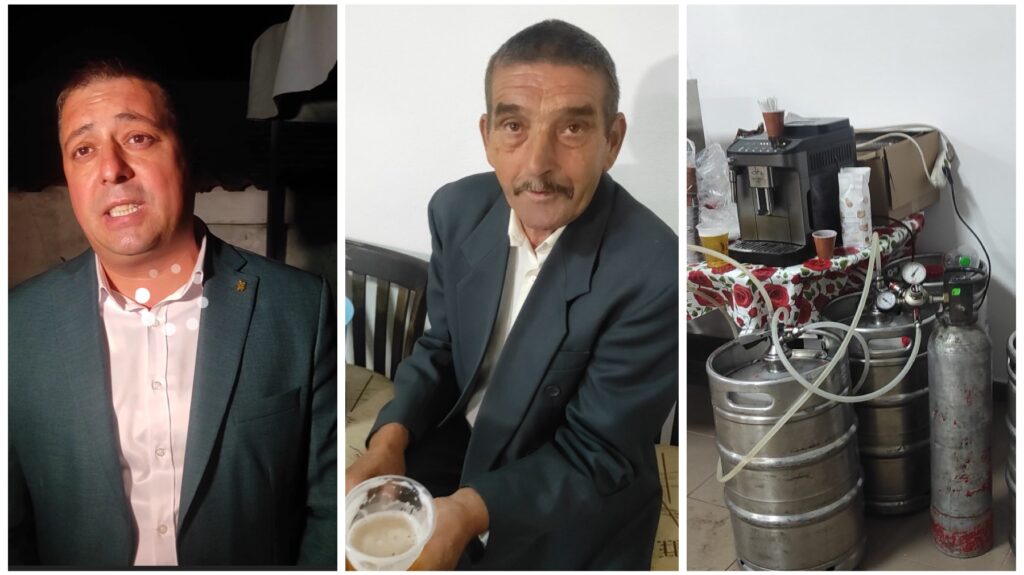 Ghiolbăneală electorală în Căminul Cultural. Primarul Deteșan, bere “de pomană” iar poliția dă din umeri…(FOTO / VIDEO)